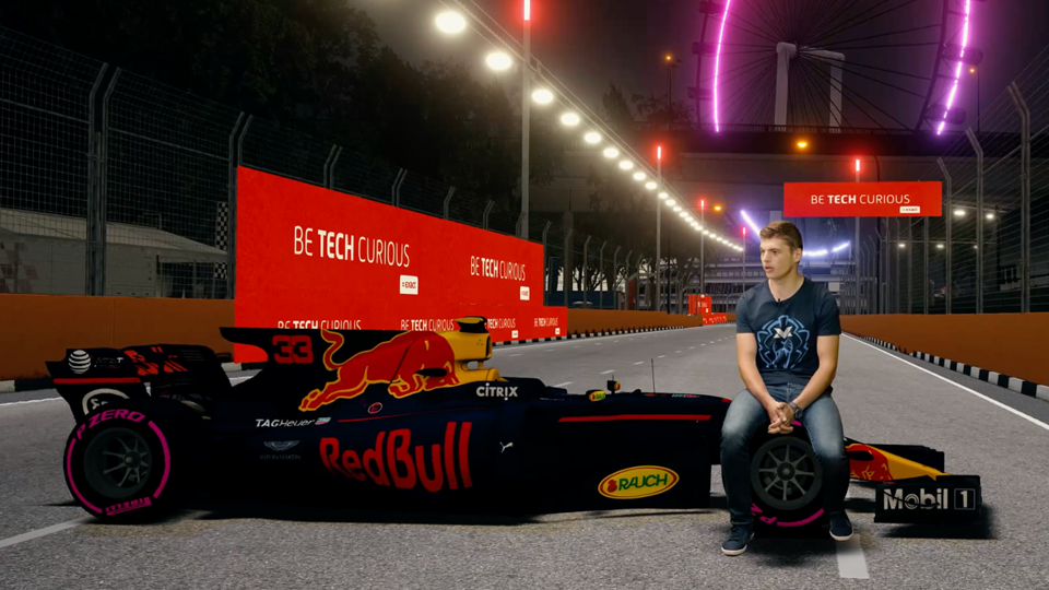 Mixed Reality met Max Verstappen en Exact